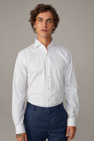 STRELLSON Slim fit Business Shirt ' Sereno ' in White: front
