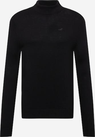 HOLLISTER Sweater in Black: front