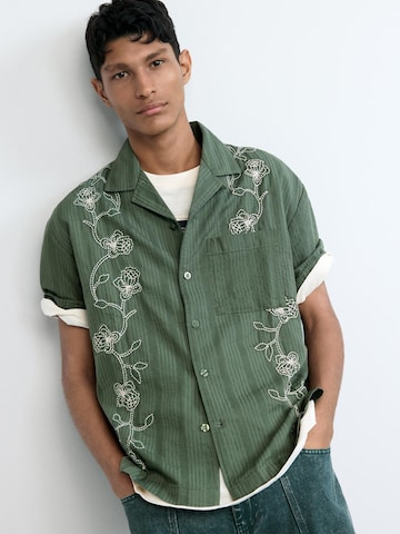 Desigual Regular fit Ing - zöld: elől