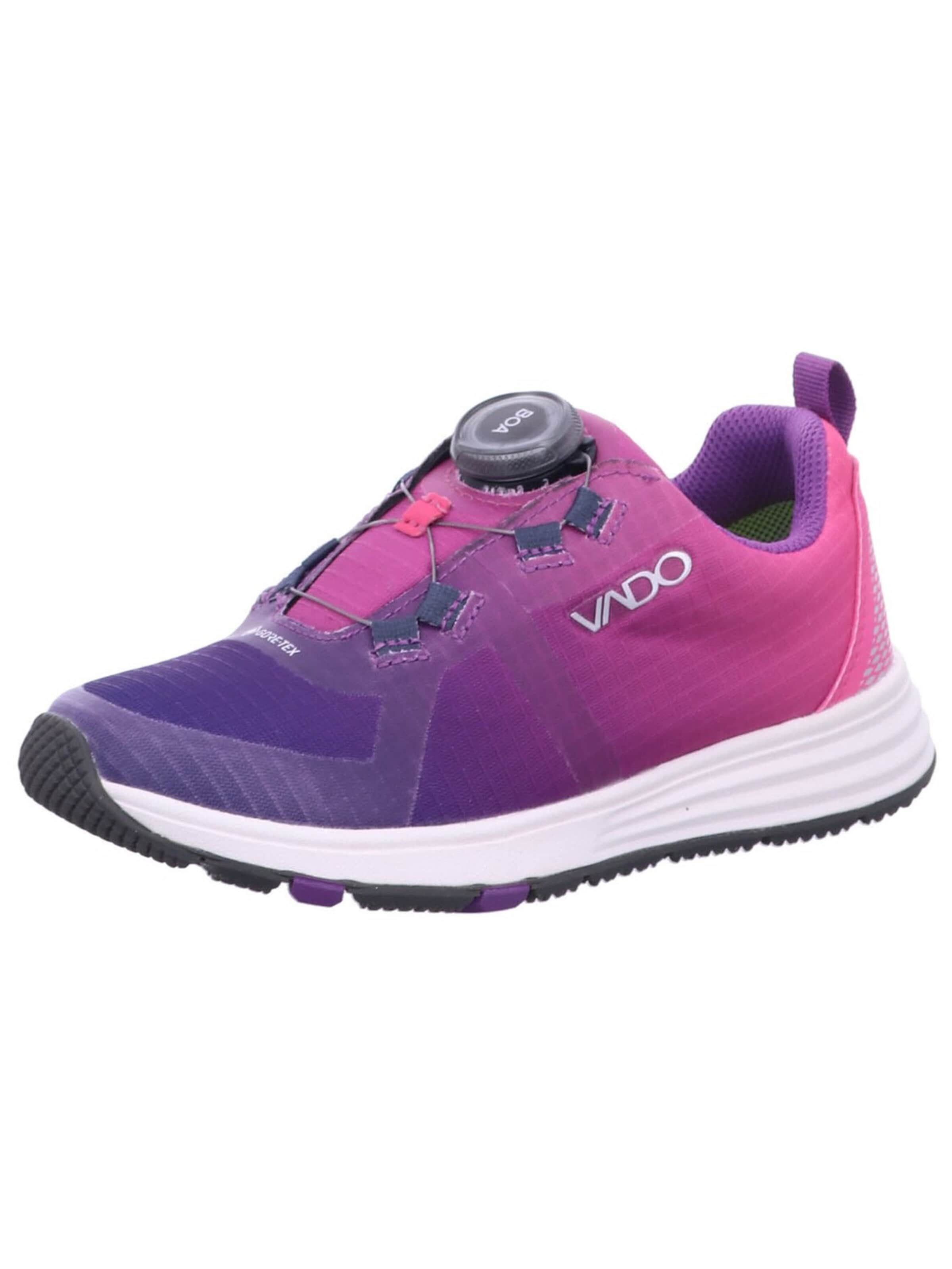 Baskets 'Sneaker Mädchen 93329-3300 168 Kunststoff (Synthetik) in blau' Vado en violet : devant
