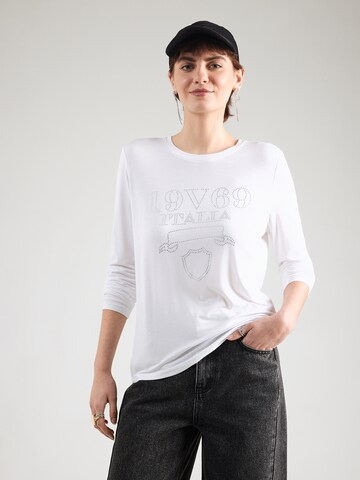 19V69 ITALIA Paita 'Valeska' värissä valkoinen: etupuoli