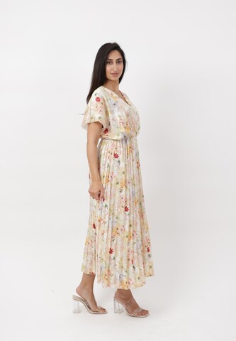 Elara Dress in Beige
