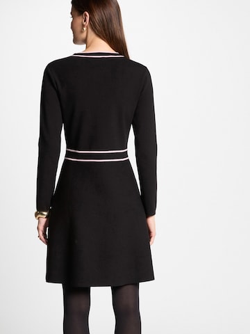 Robes en maille '242-RMGOLD' Morgan en noir