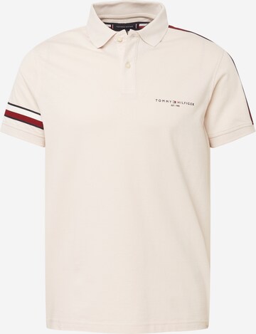 TOMMY HILFIGER T-Shirt in Beige: predná strana