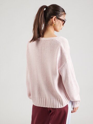 HOLLISTER Вязаная кофта в Ярко-розовый