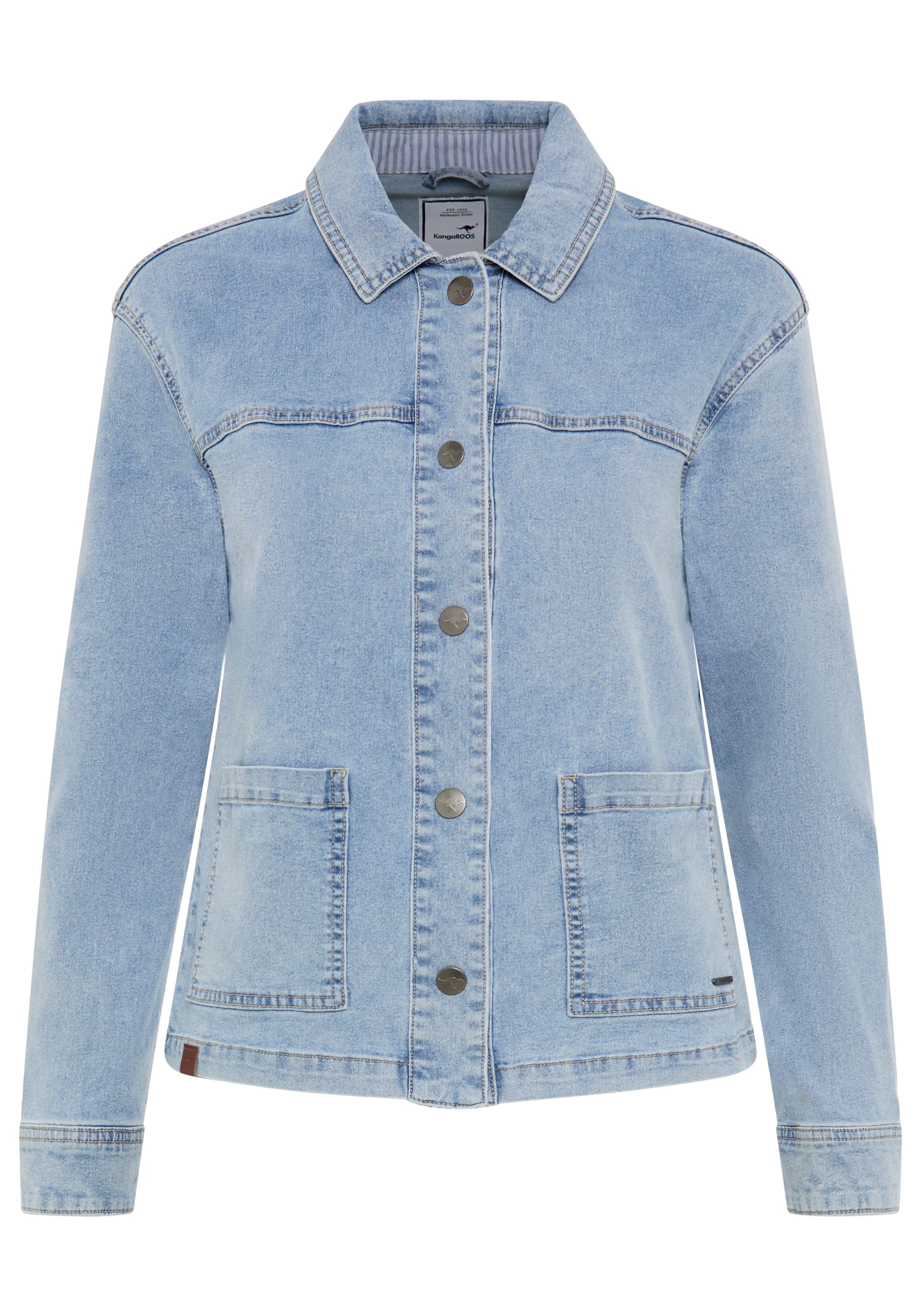 KangaROOS Between-Season Jacket in Blue: front