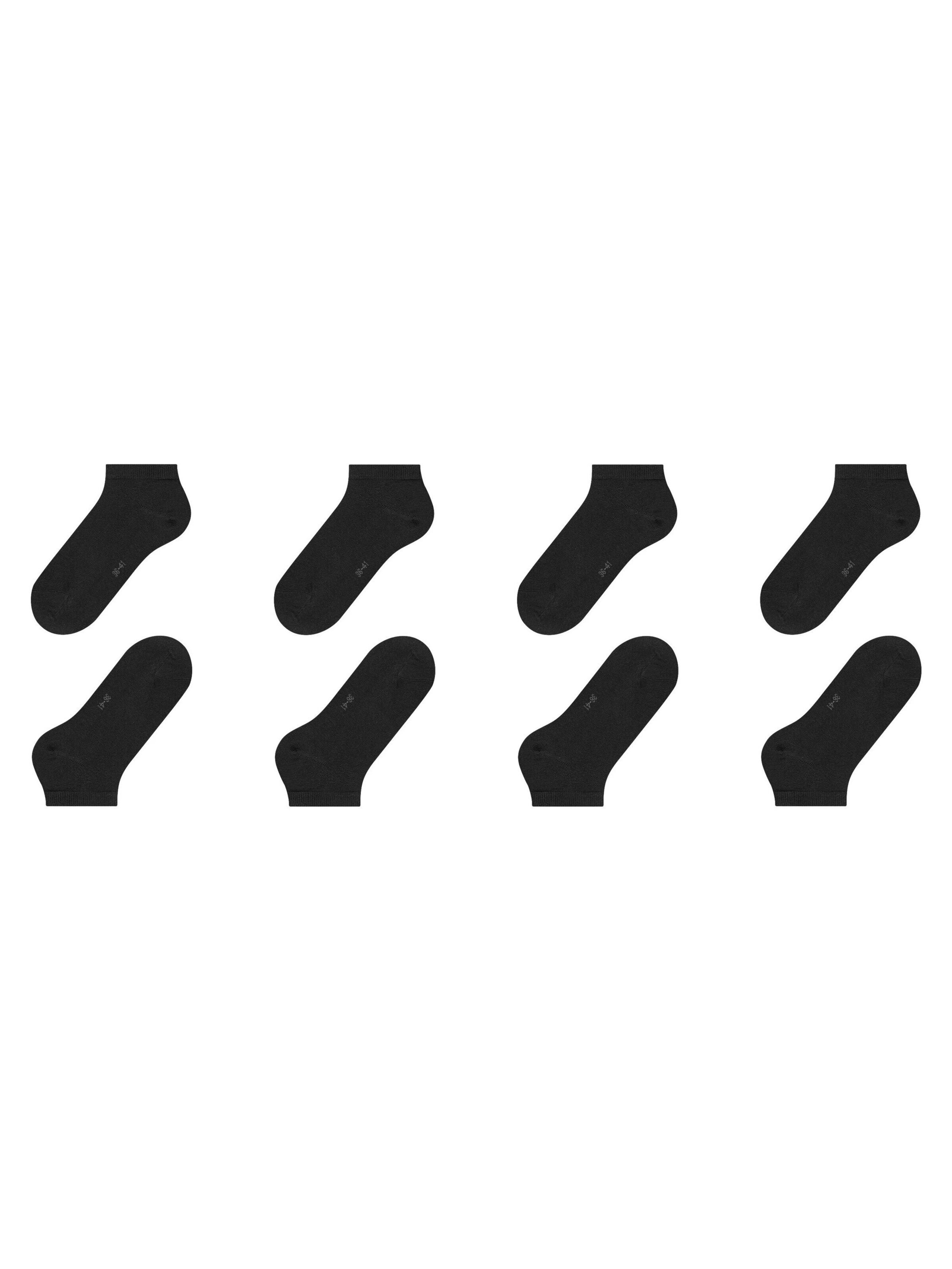 ESPRIT Socken 'Solid 4-Pack'‌‌‌‌‌‌‌‌‌‌ in Schwarz