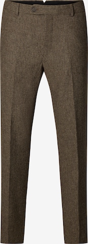 SELECTED Slimfit Hose 'SLHReed' in Braun: Vorderseite