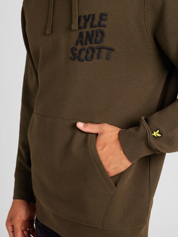 Lyle & Scott Свитшот в Зеленый