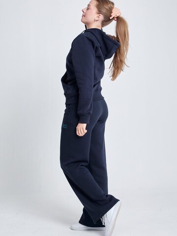 SPORTKIND Flared Sportbroek 'Cotton Sweatpants' in Blauw