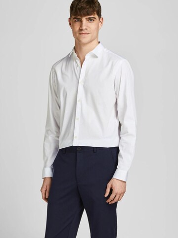 JACK & JONES Slim fit Button Up Shirt '12201905' in White