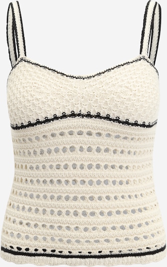 Only Tall Knitted top 'MINNIE' in Ivory / Black, Item view