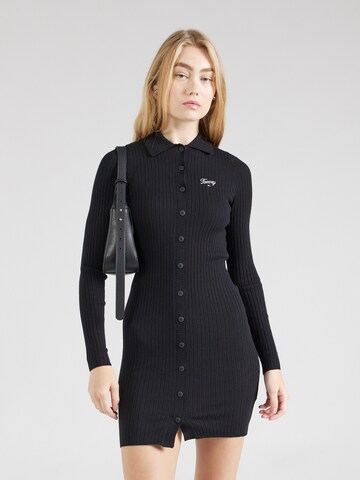 Tommy Jeans Kleid in Schwarz: Vorderseite