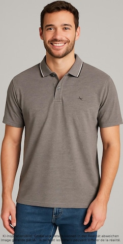 BRAX Poloshirt M in Grau: Vorderseite