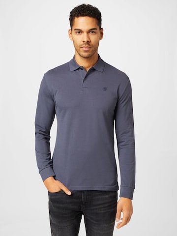 G-Star RAW Regular Fit Poloshirt in Blau: predná strana