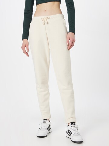 ADIDAS SPORTSWEAR Slim fit Sports trousers 'All Szn Fleece Tapered' in Beige: front