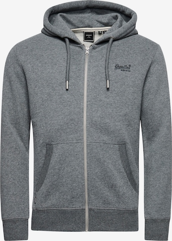 Sweat-shirt Superdry en gris : devant