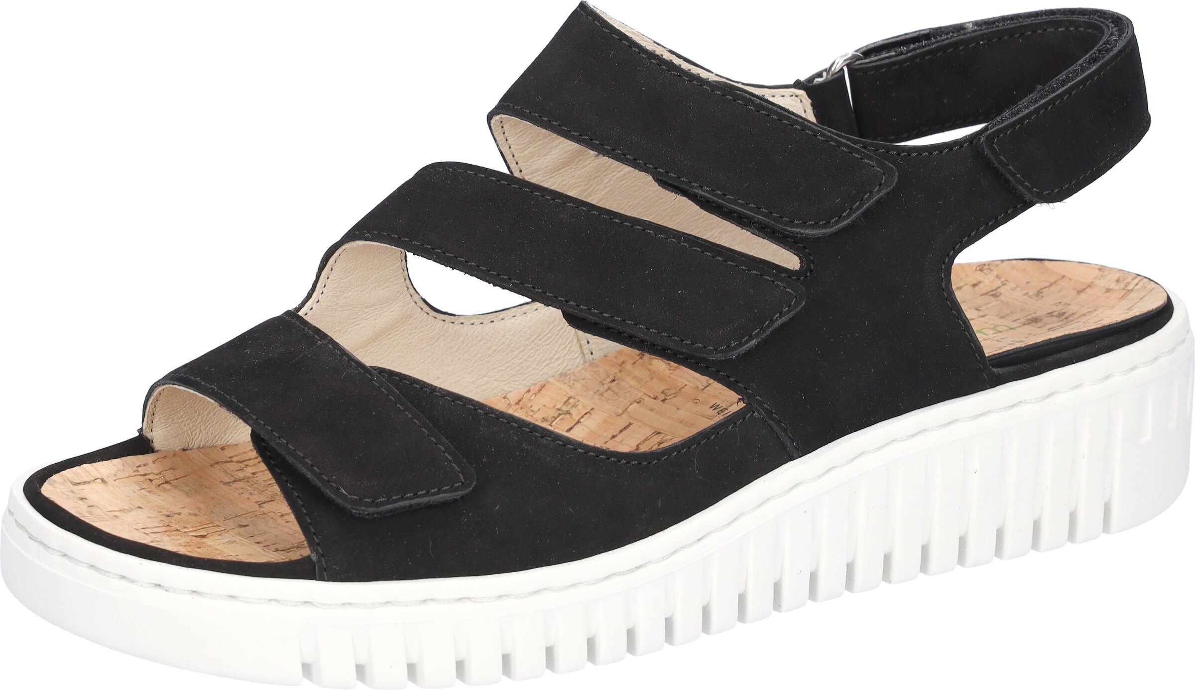 WALDLÄUFER Sandals in Black: front