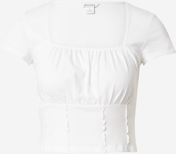 Monki Shirt 'Phoebe' in White: front