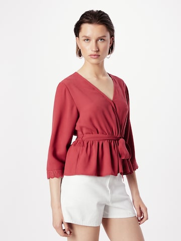 Camicia da donna 'Anna' di ABOUT YOU in rosso: frontale