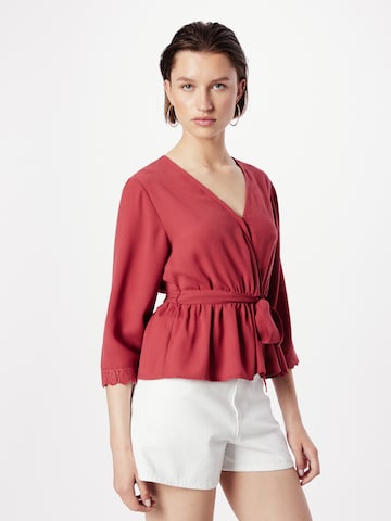 ABOUT YOU Blouse 'Anna' in Rood: voorkant