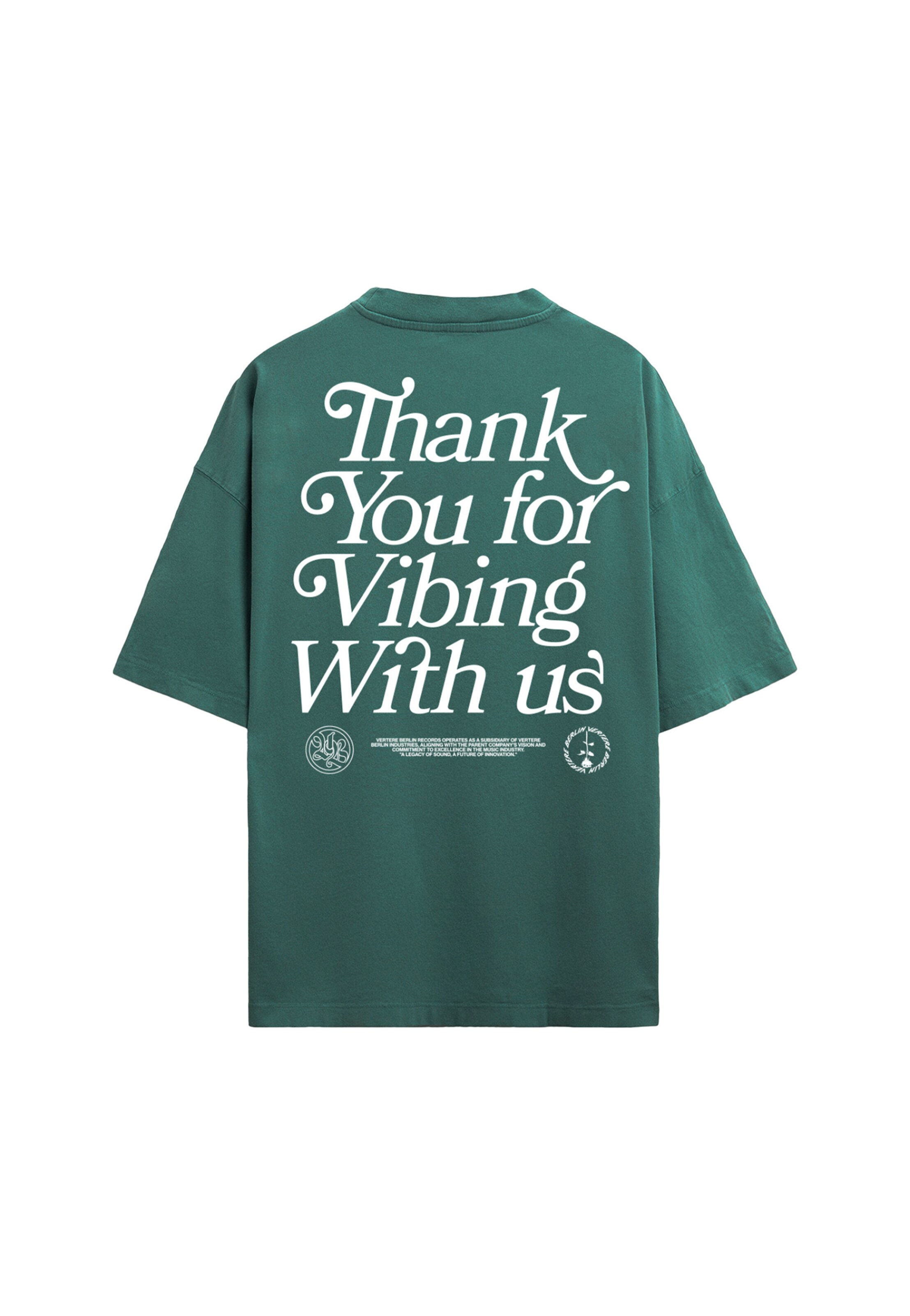 Vertere Berlin Shirt in Groen: terug