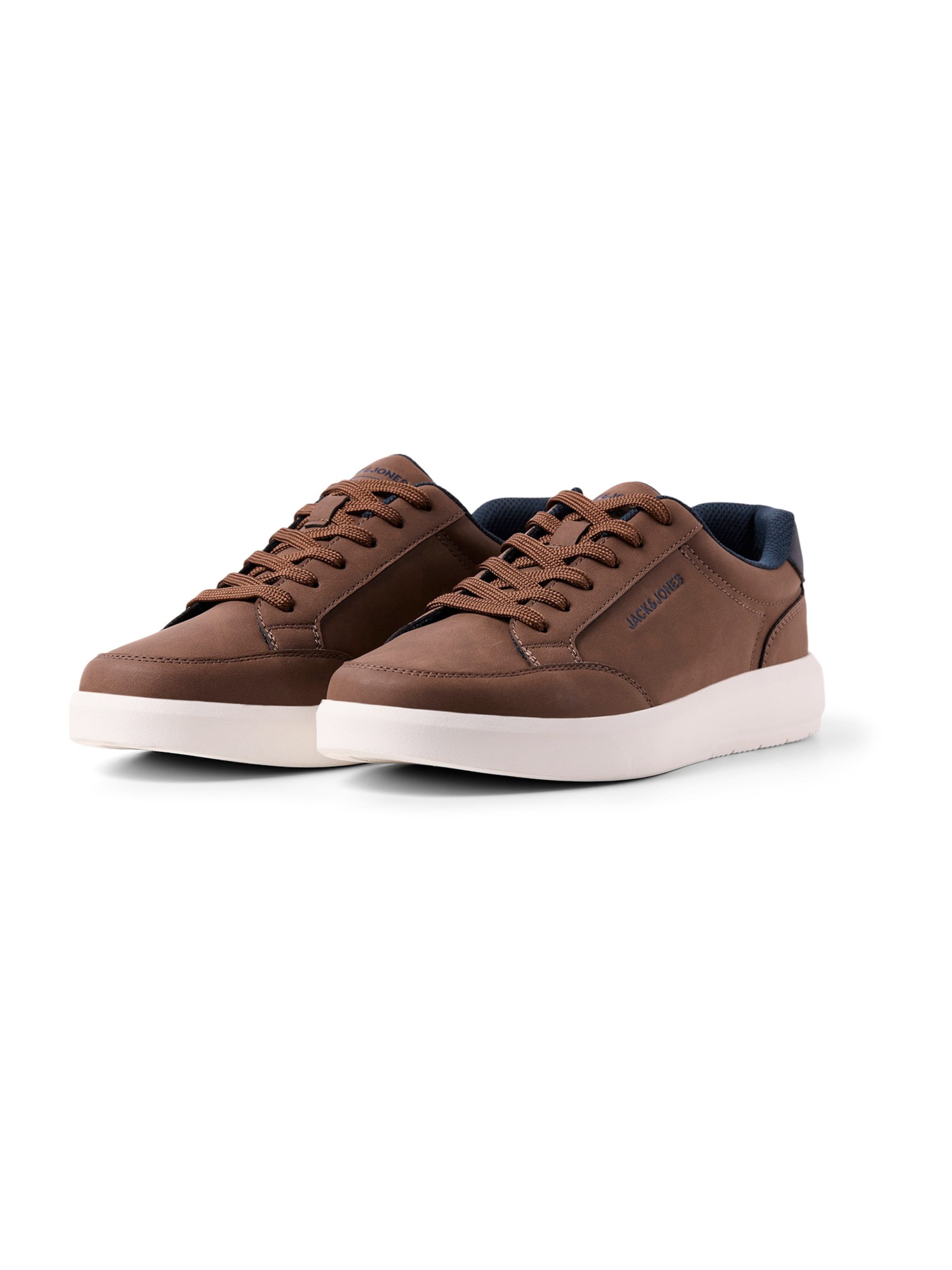 JACK & JONES Nizke superge 'JFWHINTON' | rjava barva
