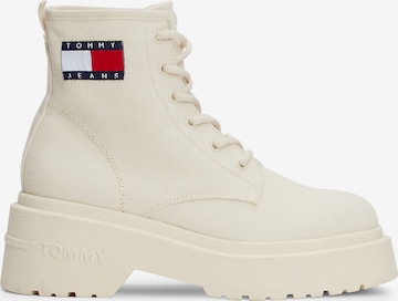 Tommy Jeans Schnürstiefelette in Beige