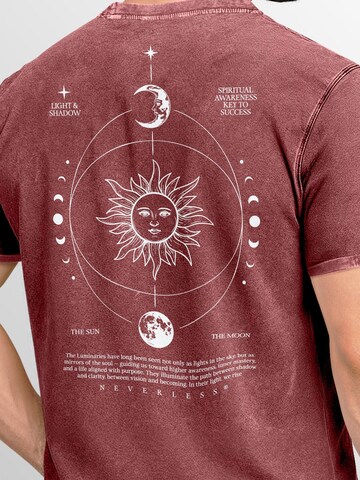 Neverless Shirt 'Spiritual Awareness' in Red