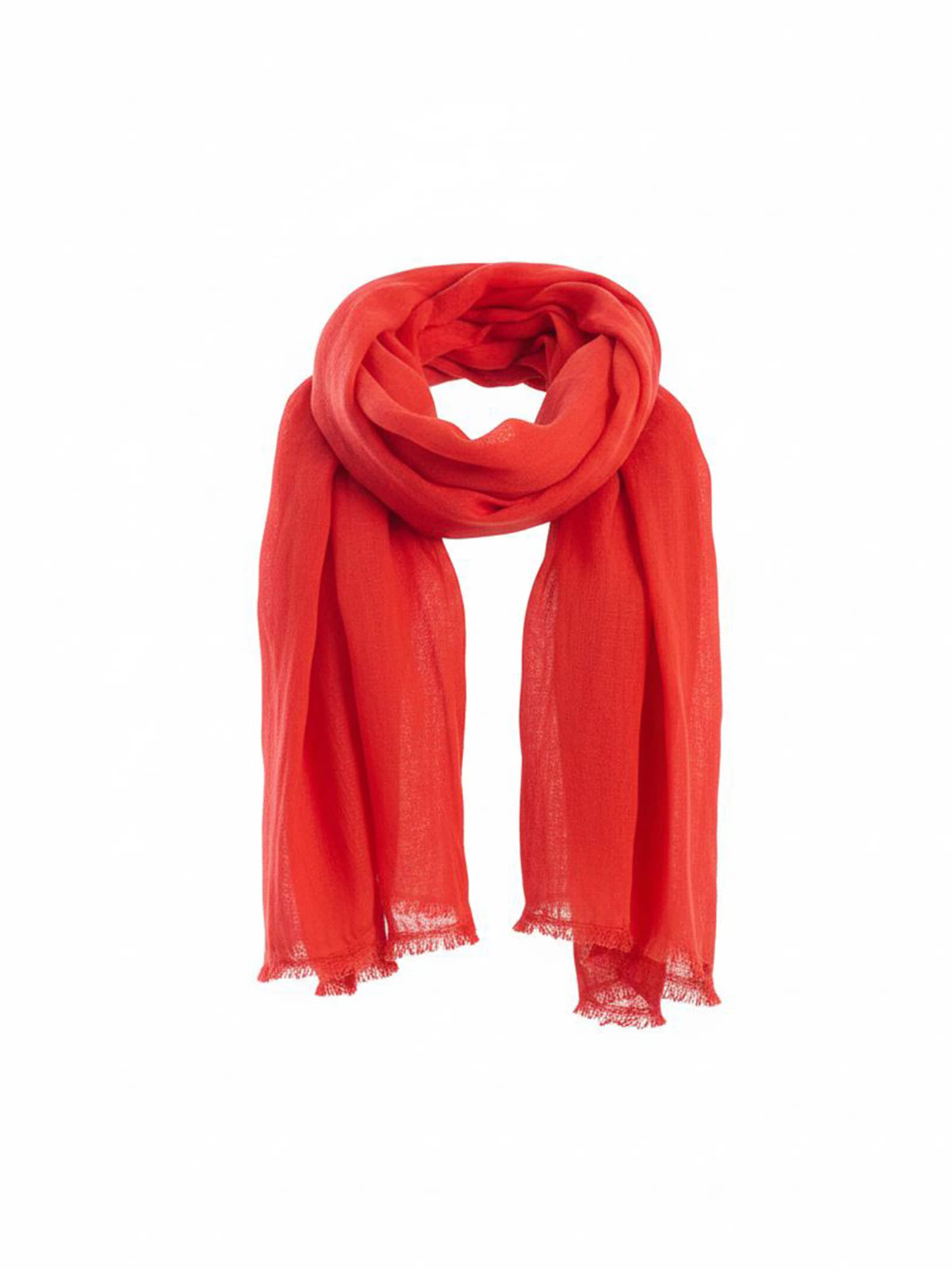 Haris Cotton - Chal en rojo: frente