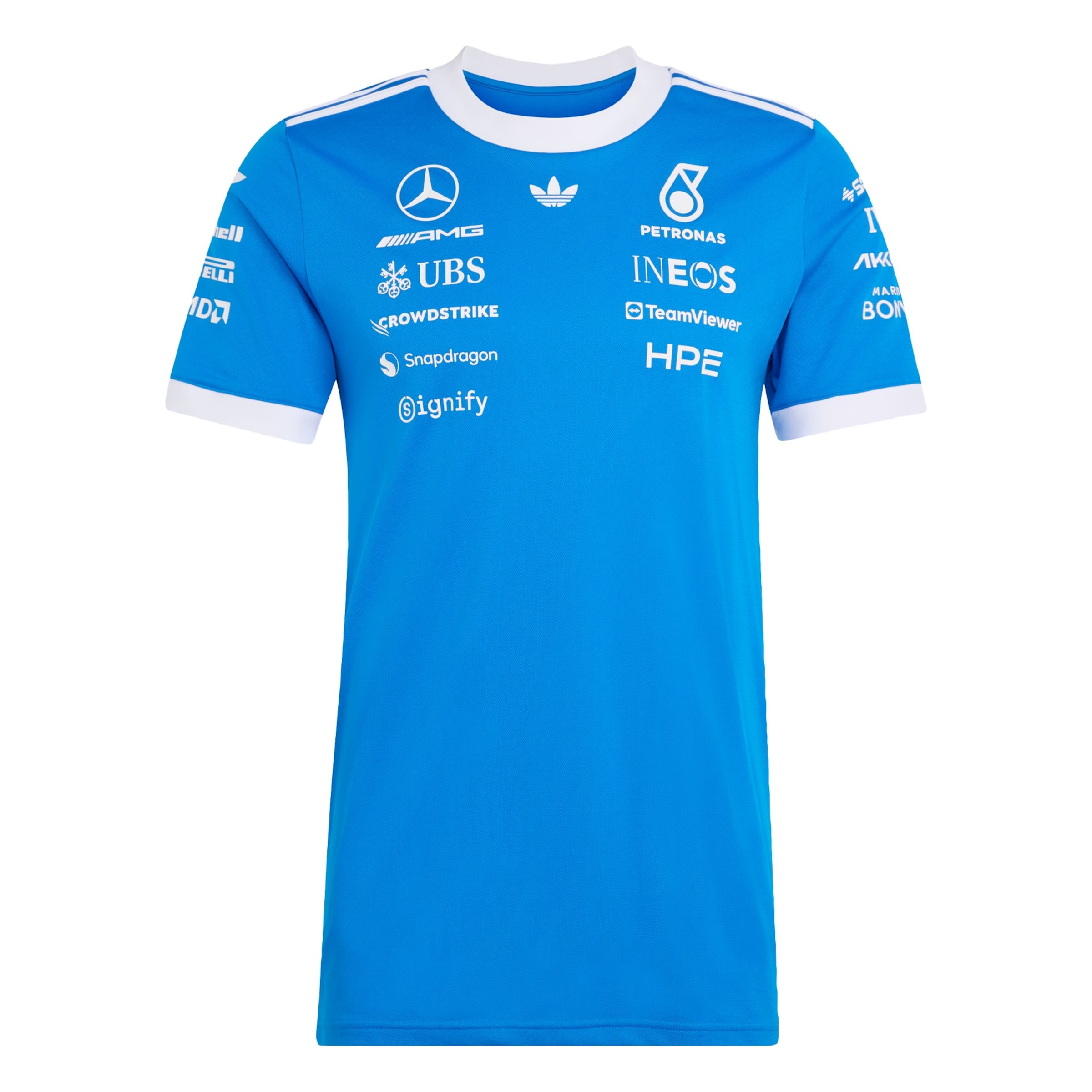 ADIDAS PERFORMANCE Αθλητική φανέλα 'Mercedes-AMG Petronas Formula 1 Team Blue Wonder Driver' σε μπλε: μπροστά