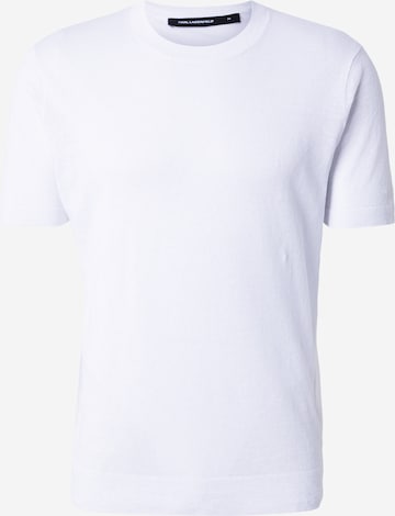 Karl Lagerfeld - Camiseta en blanco: frente