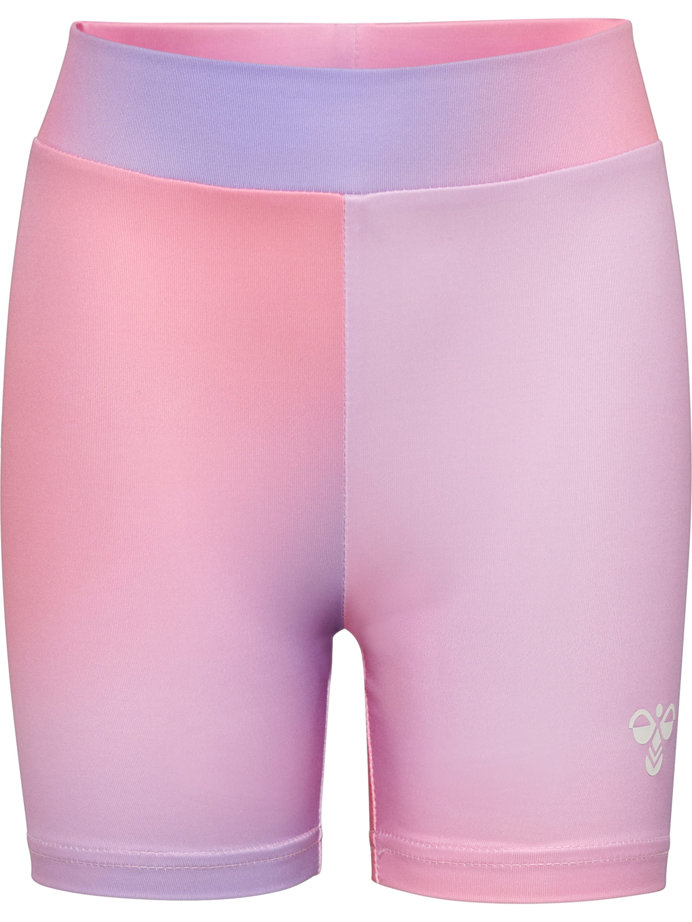 Hummel Regular Workout Pants in Pink: front