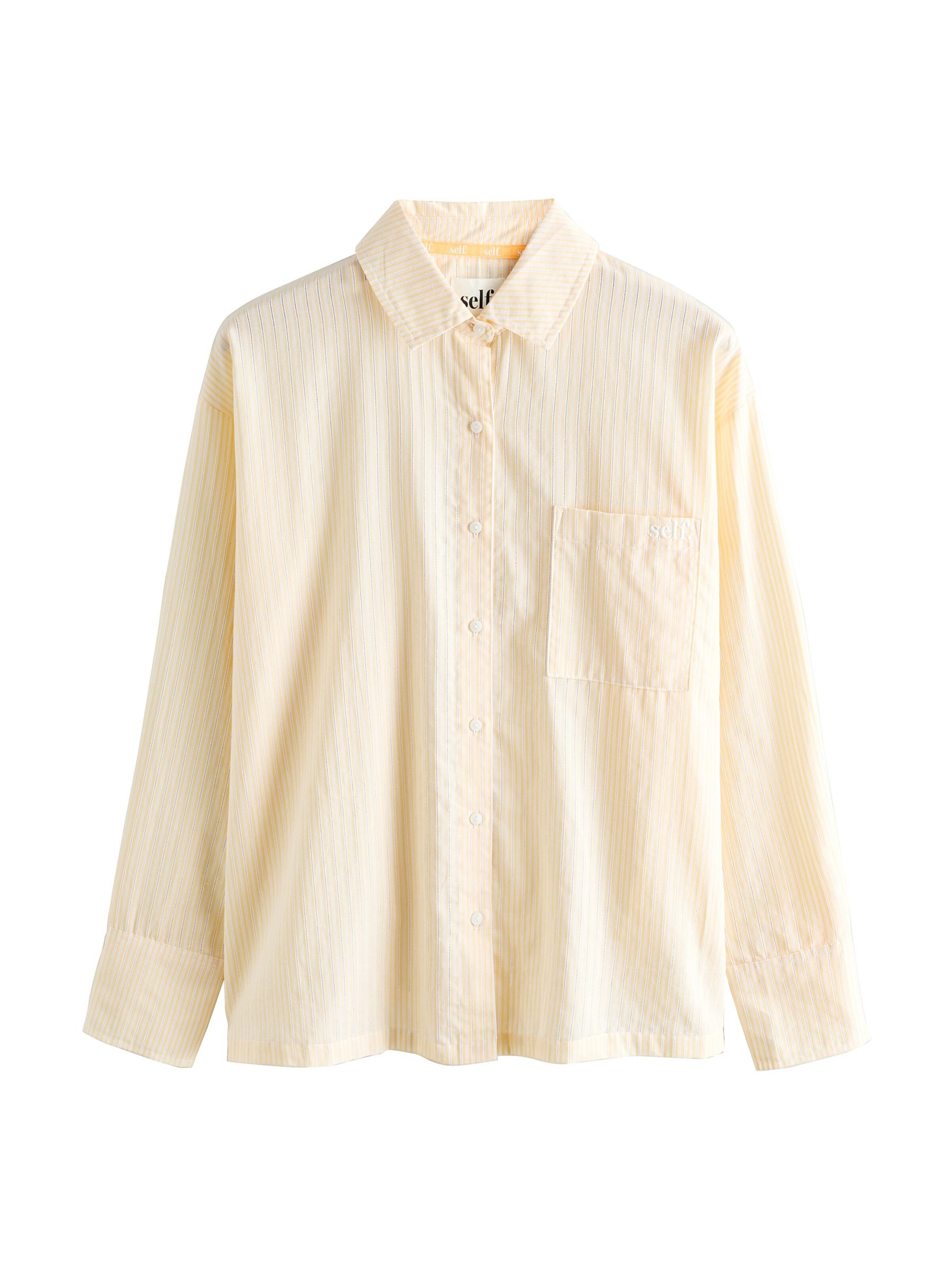 Camicia da notte di self. in giallo: frontale