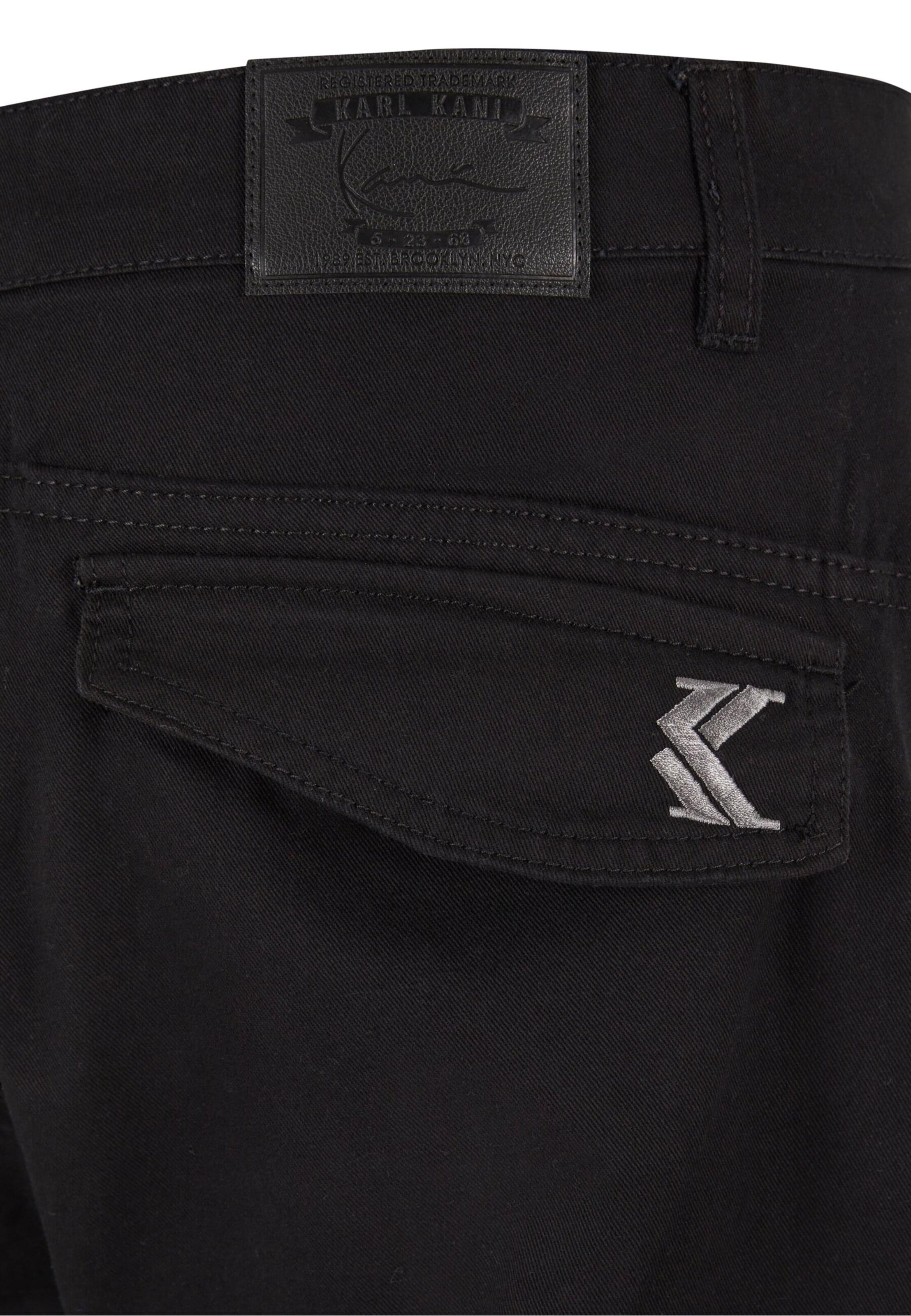 Regular Pantalon cargo Karl Kani en noir