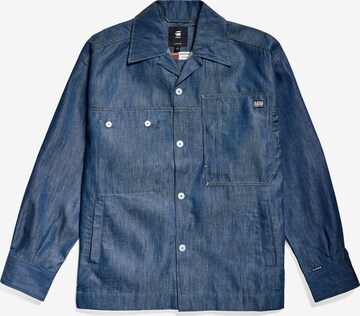 Veste mi-saison G-Star RAW en bleu : devant