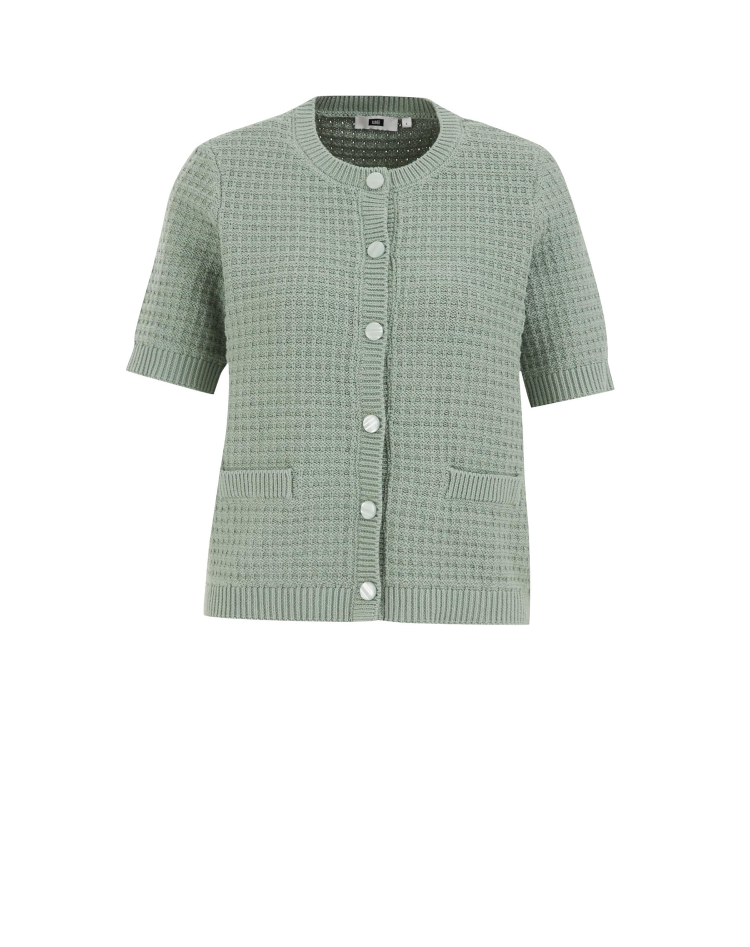 WE Fashion Kampsun, värv roheline: eest vaates