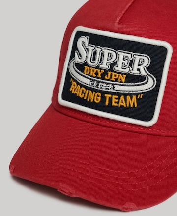 Casquette Superdry en rouge