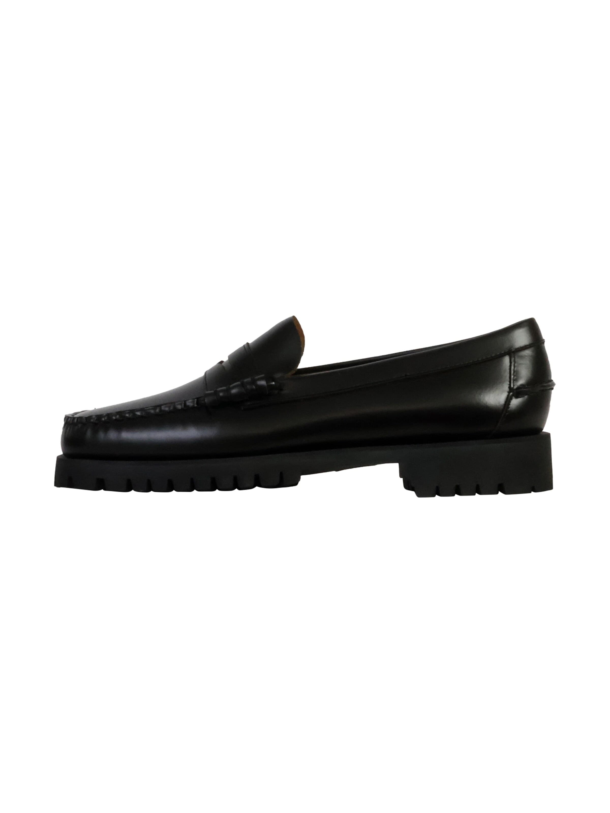 SEBAGO Lace-up shoe 'Sebago Docksides Dan Lug W aus Leder' in Black: front