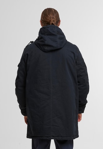 INDICODE JEANS Přechodová parka 'Idahoe' – modrá