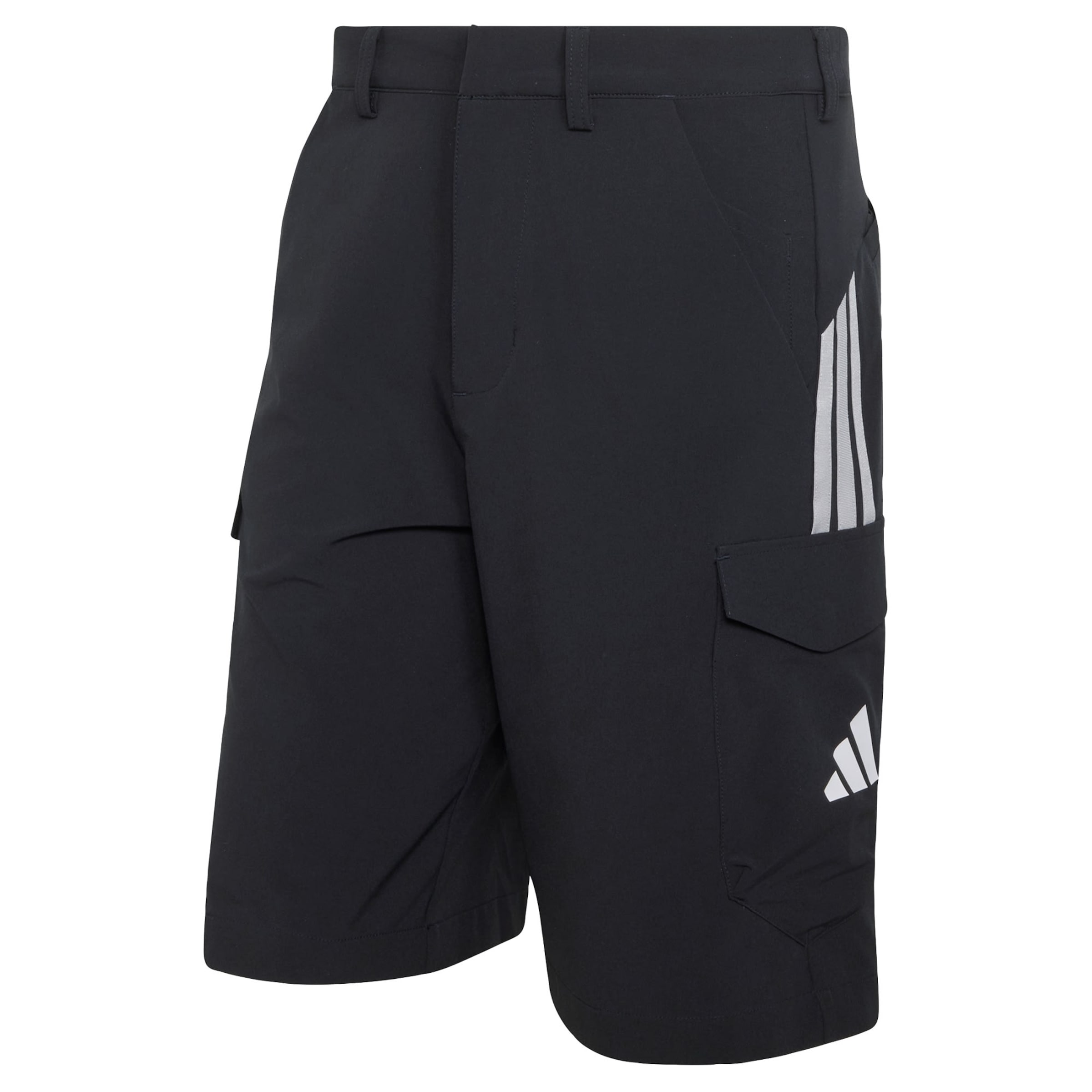ADIDAS PERFORMANCE Sportshorts ' MERCEDES – AMG PETRONAS FORMULA 1' in schwarz / weiß, Produktansicht