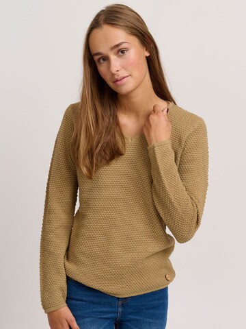 Oxmo Pullover 'Hanna' in Braun: Vorderseite