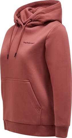 PEAK PERFORMANCE Kapuzensweatshirt in Rot