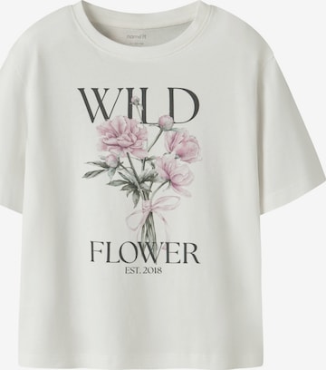 NAME IT Shirt 'NKFVOTEA' in White: front