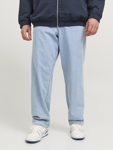 JACK & JONES - Loosefit Calças de ganga 'Chris' em azul: frente