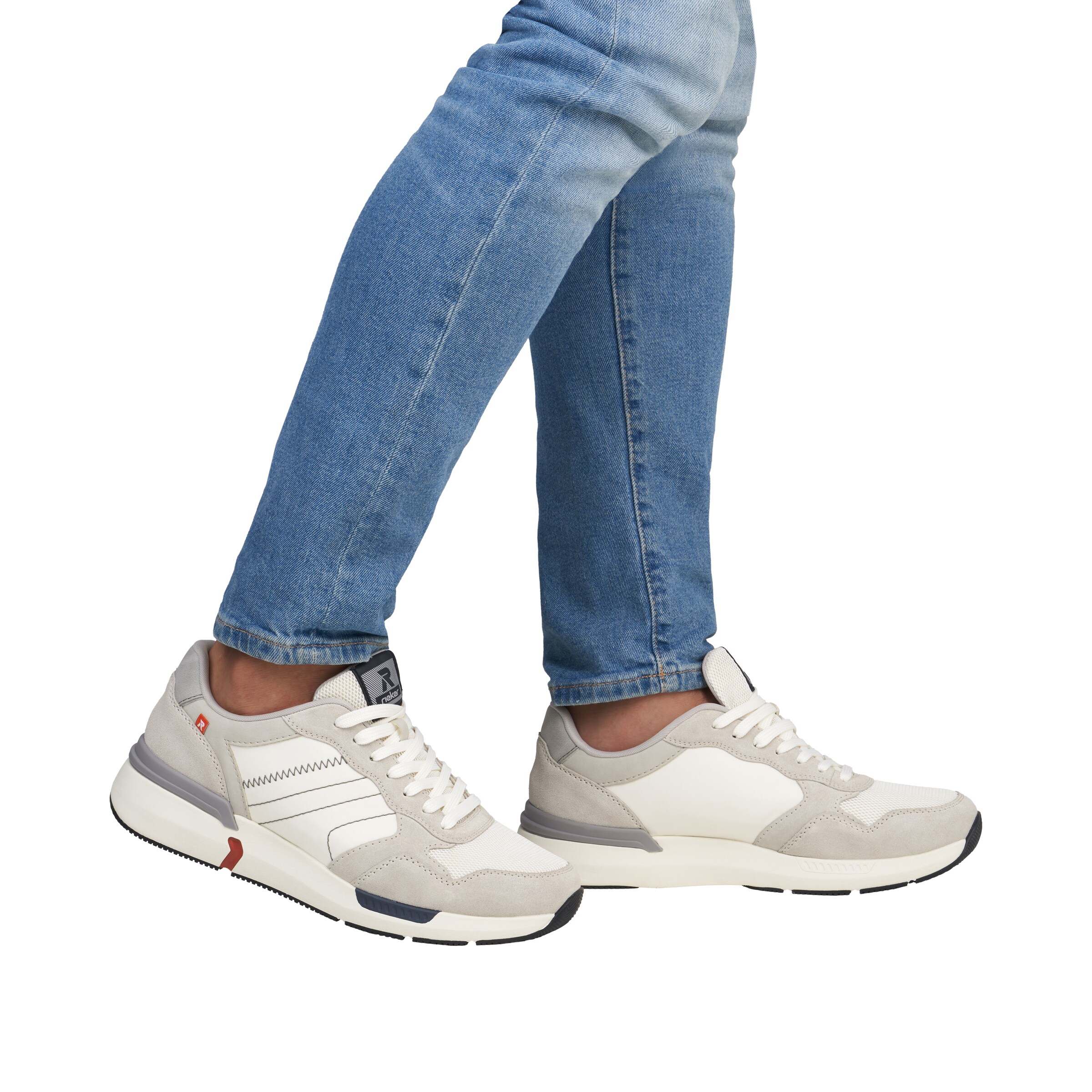 Baskets basses Rieker Sport en blanc