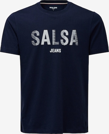 Salsa Jeans T-shirts in Blau: Vorderseite