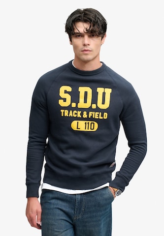 Sweat-shirt 'Athletic' Superdry & Co en bleu : devant