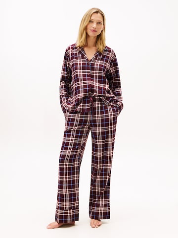 Tommy Hilfiger Underwear Pyjama 'Essential' in Rot: Vorderseite