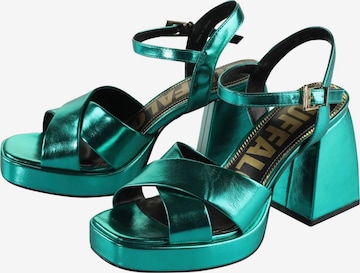 BUFFALOSandale 'Bella' - zelena boja: prednji dio
